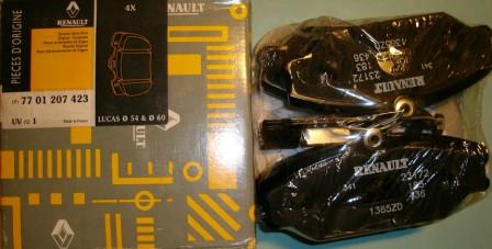Destockage lot de 100 Plaquette de frein Renault