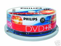 Destockage DVD -R/+R PHILIPS 8X