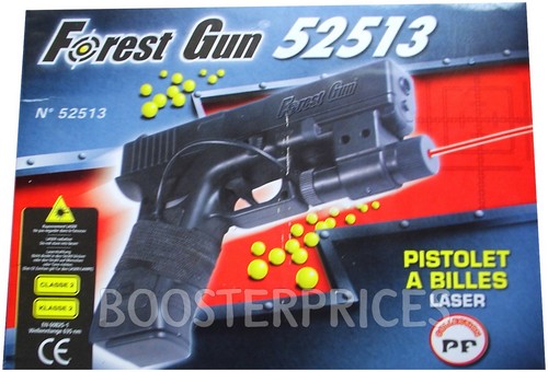 Destockage PISTOLET A BILLES AVEC POINTEUR LASER - 2,85 EUROS/PIECE