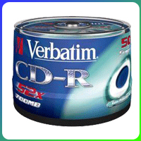 Destockage Verbatim CD-R 80 min / 52x en cakebox 14,90 �