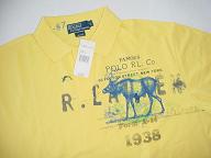 Destockage Ralph Lauren Printed Moose Polo Mesh Shirts S/S