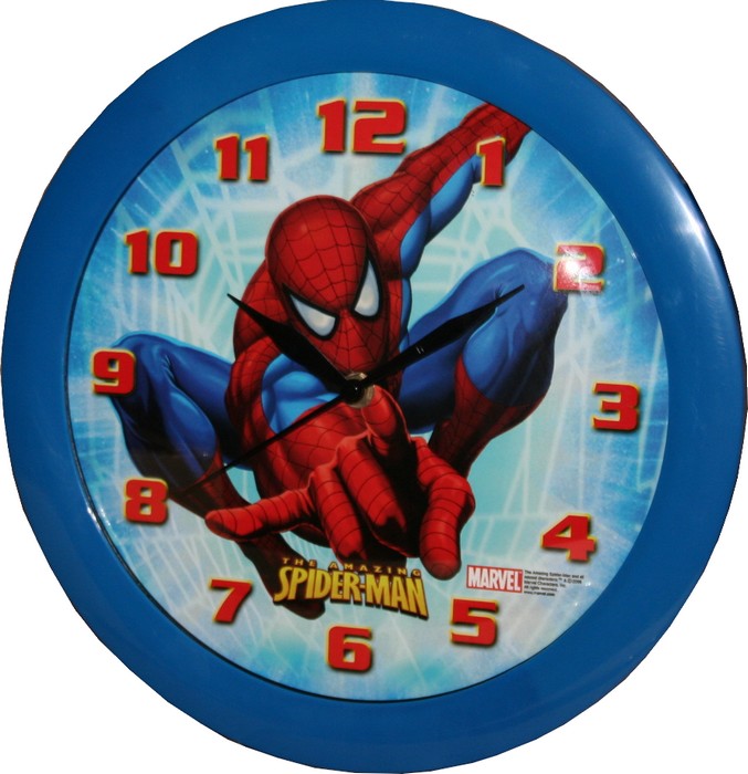 Destockage Pendule murale Spiderman