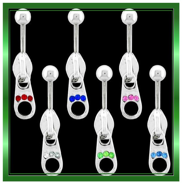 Destockage Lot de piercings nombrils de luxe 45pcs minimum