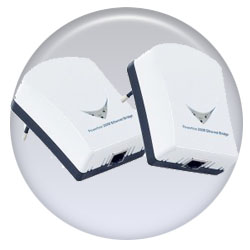 Destockage Kit CPL 2 boitiers courant porteur Ethernet