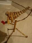 Destockage xylophone balafon balaphone avec baguettes BAMBOU