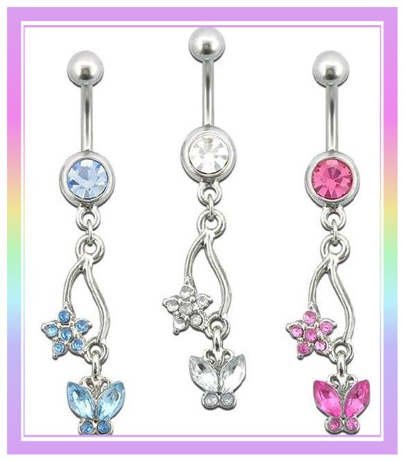 Destockage Lot de piercings nombrils de luxe � - de 2� INCROYABLE MAIS VRAI !!! C'est ici !!!