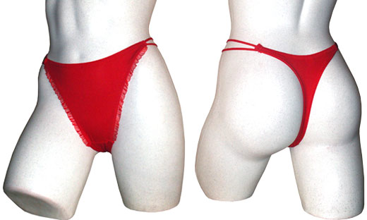 Destockage String rouge 0.85 cts