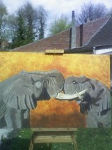 Fournisseur tableau peint a la main sur toile de lin, Grossiste tableau peint a la main sur toile de lin, Destockage tableau peint a la main sur toile de lin