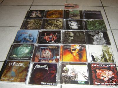 Destockage SPECIALE REVENDEUR IMPORTANT LOT DE CD METAL
