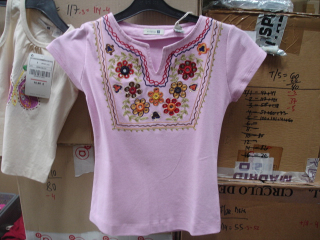 Destockage tee shert zara fille