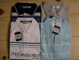 Destockage POLOS BEN SHERMAN  FRED PERRY YVES SAINT LAURENT