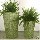 Destockage POTS EN ZINC, CACHE-POTS ET PANIERS TRESSES