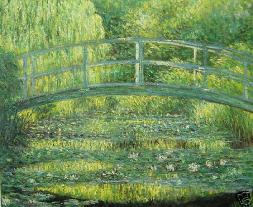 Destockage PEINTURE tableau toile Huile sur canvas REP Monet  50 x 60cm