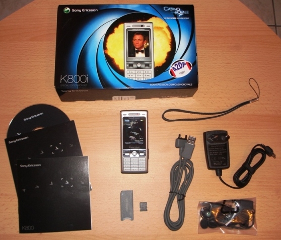 Fournisseur SONY K800i edition SILVER JAMES BOND, Grossiste SONY K800i edition SILVER JAMES BOND, Destockage SONY K800i edition SILVER JAMES BOND