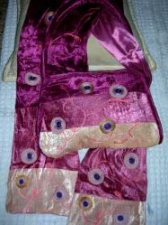 Destockage DESSTOCKAGE ENSEMBLE SAC � MAIN+ECHARPE EN VELOURS BROD� 4.95 �!!!!. FABRICATION ARTISANALE EN INDE!