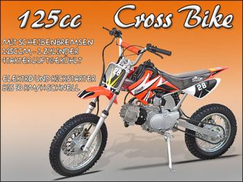 Destockage CROSS BIKE 125CC 4 TEMP