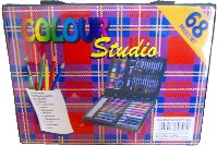 Destockage MALETTE DE COLORIAGE - 68 PIECES - 2,40 EUROS