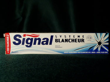 Destockage dentifrice SIGNAL integral/system blancheur