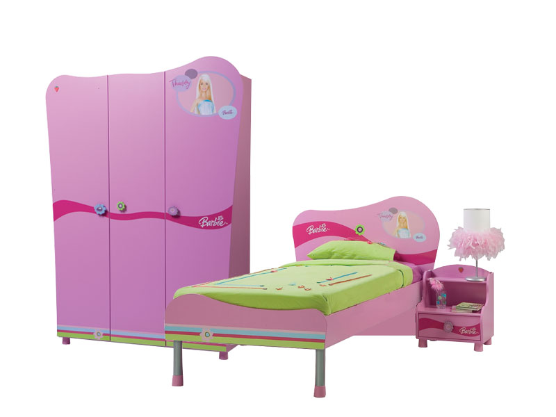 Fournisseur Chambre Barbie All Girls - Armoire 3 portes + Lit + Chevet, Grossiste Chambre Barbie All Girls - Armoire 3 portes + Lit + Chevet, Destockage Chambre Barbie All Girls - Armoire 3 portes + Lit + Chevet