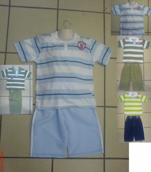 Fournisseur nouveaute TENDANCE, polo rayure et short bermuda xy743, Grossiste nouveaute TENDANCE, polo rayure et short bermuda xy743, Destockage nouveaute TENDANCE, polo rayure et short bermuda xy743