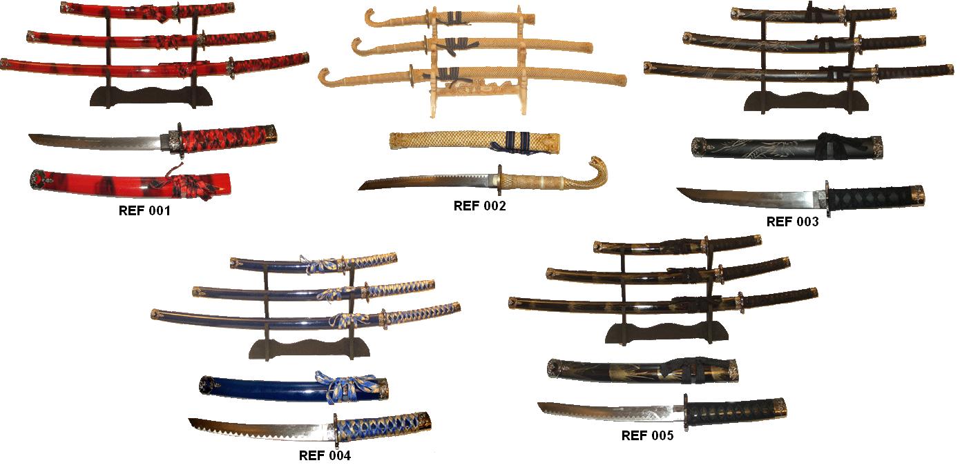 Destockage TOPP AFFAIRE SET DE 3 KATANAS