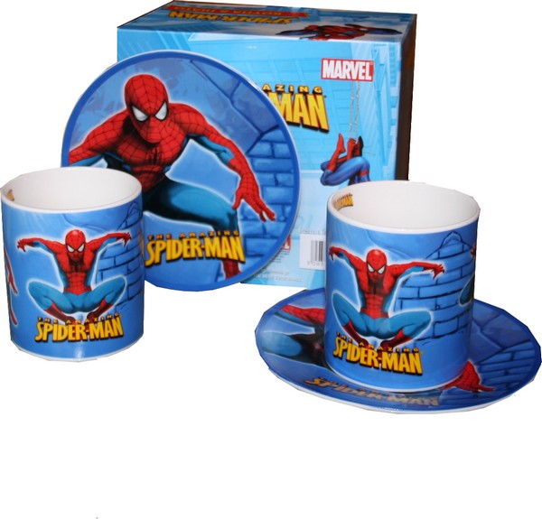 Destockage Mug et sous tasse Spiderman