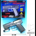 Destockage PISTOLETS ELITE CHROME 22CM LASER ON/OFF
