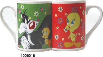 Destockage Mugs imbriqu�s fleursoeur Titi
