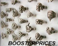 Destockage BAGUES GOTHIQUES - 0,25 CENTS/ PIECE