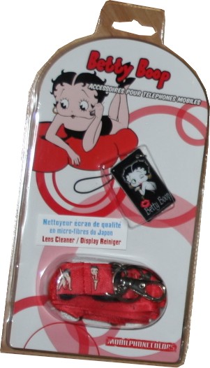 Destockage Cordon Telephone + Nettoyeur �cran tel Betty boop