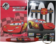 Destockage Stylo cars avec 2 bloc note