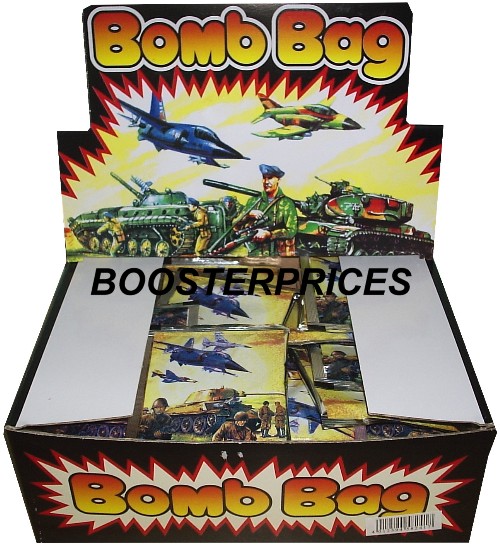 Destockage BOMBE MILITAIRE + PRESENTOIRE - 0,12 CENTS/PIECE