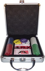 Destockage MALETTE DE POKER 100 JETONS - 7,60 EUROS/PIECE