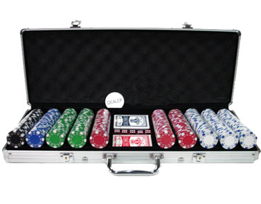 Mallette Poker 500 jetons 