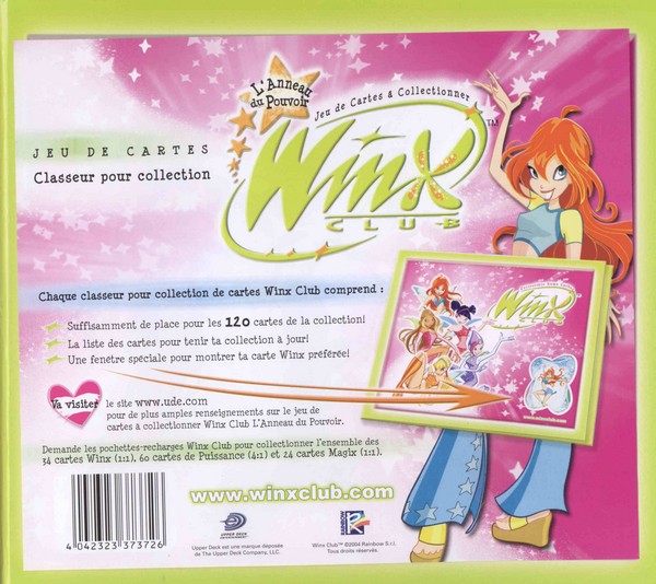 Album Winx Club pour ranger 120 cartes 