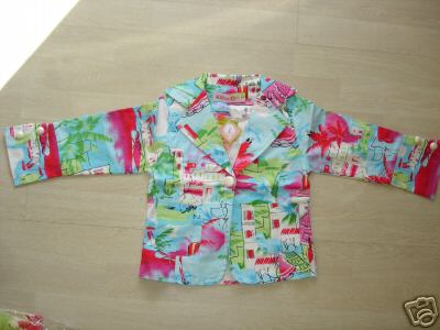 VESTE Enfant JEANS marque styl Kenzo fleur NEUF ans 