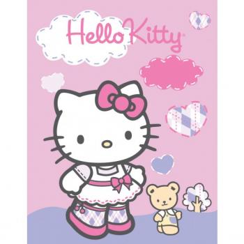 LAPlaid polaire Hello Kitty