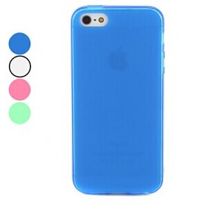 Frosted conception TPU souple pour iPhone 5
