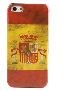 Grossiste,fournisseur chinois : Rétro Type de boîtier espagnol motif drapeau dur pour...