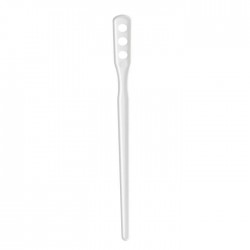 Sachet de 200 spatules à café / touillettes plastiques blanches jetables