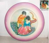 Plaque murale décorative à la main peinture