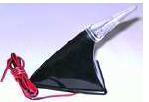 Antenne factice adhésive type Shark à LED