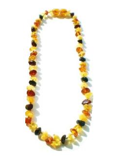 Collier en ambre véritable pour bébé
