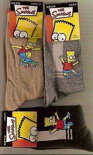 Chaussettes Les Simpsons