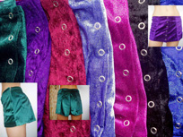 Lot de 20 jupe/short en velours