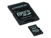 Micro SD Kingston 2 Giga + Adaptateur .
