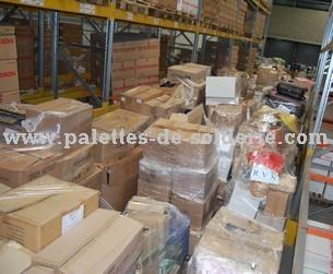 Gros stock de palettes de marchandises diverses Destockage Grossiste