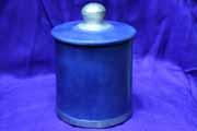 Produit du Maroc Pot Tadelakt Bleu Indigo