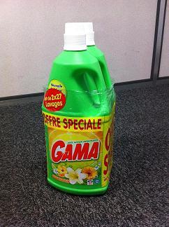 Lessive gama FRANCE HM Destockage Grossiste