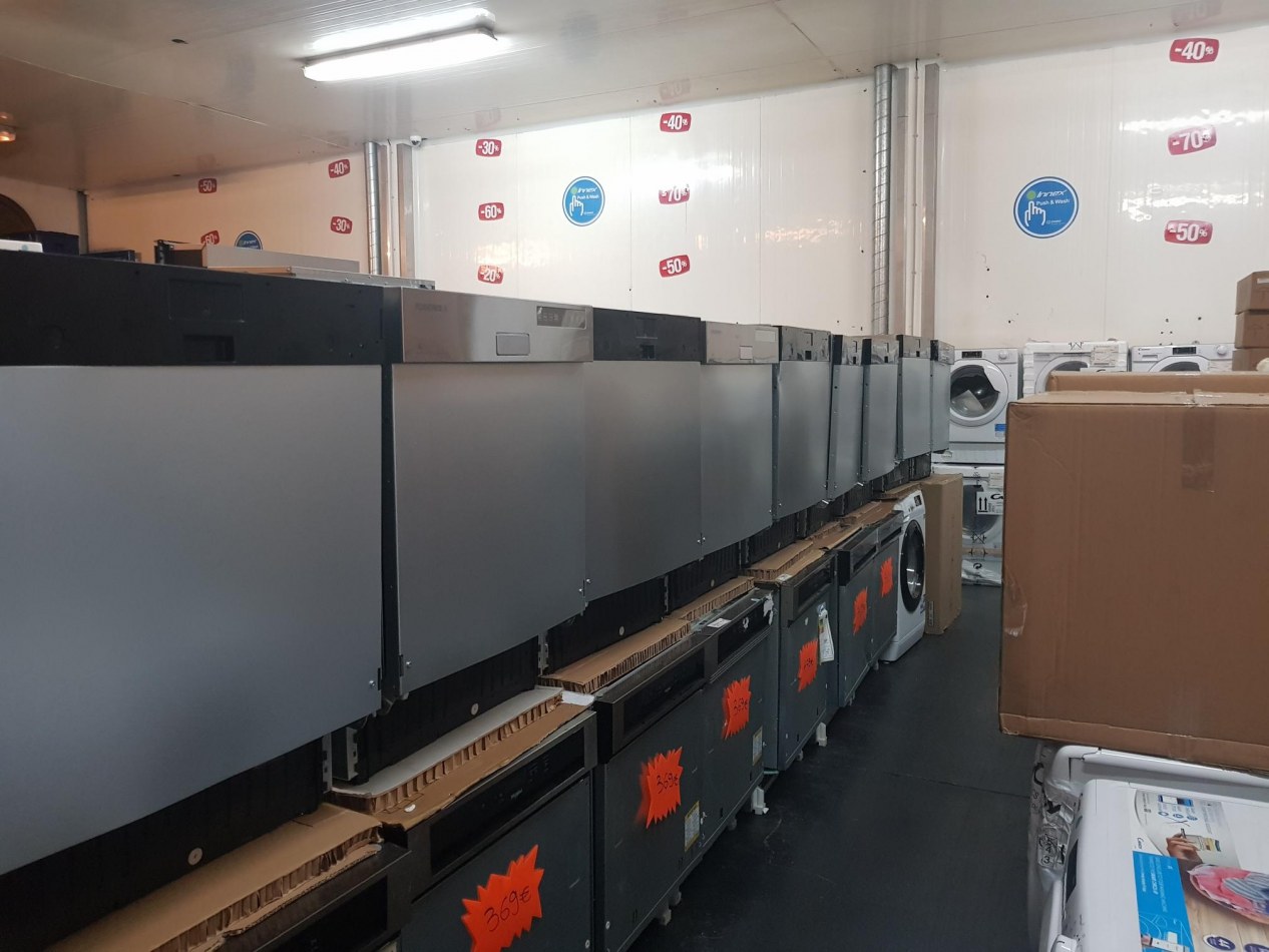 Destockage gros electromenager de marque candy rosiere hoover grade